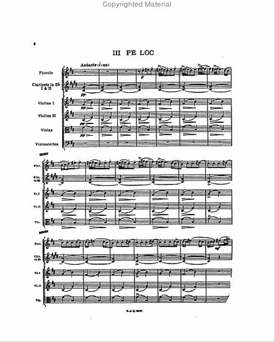 Rumanian Folk Dances Rumanian Folk Dances Orchestra scores gallery preview page 4