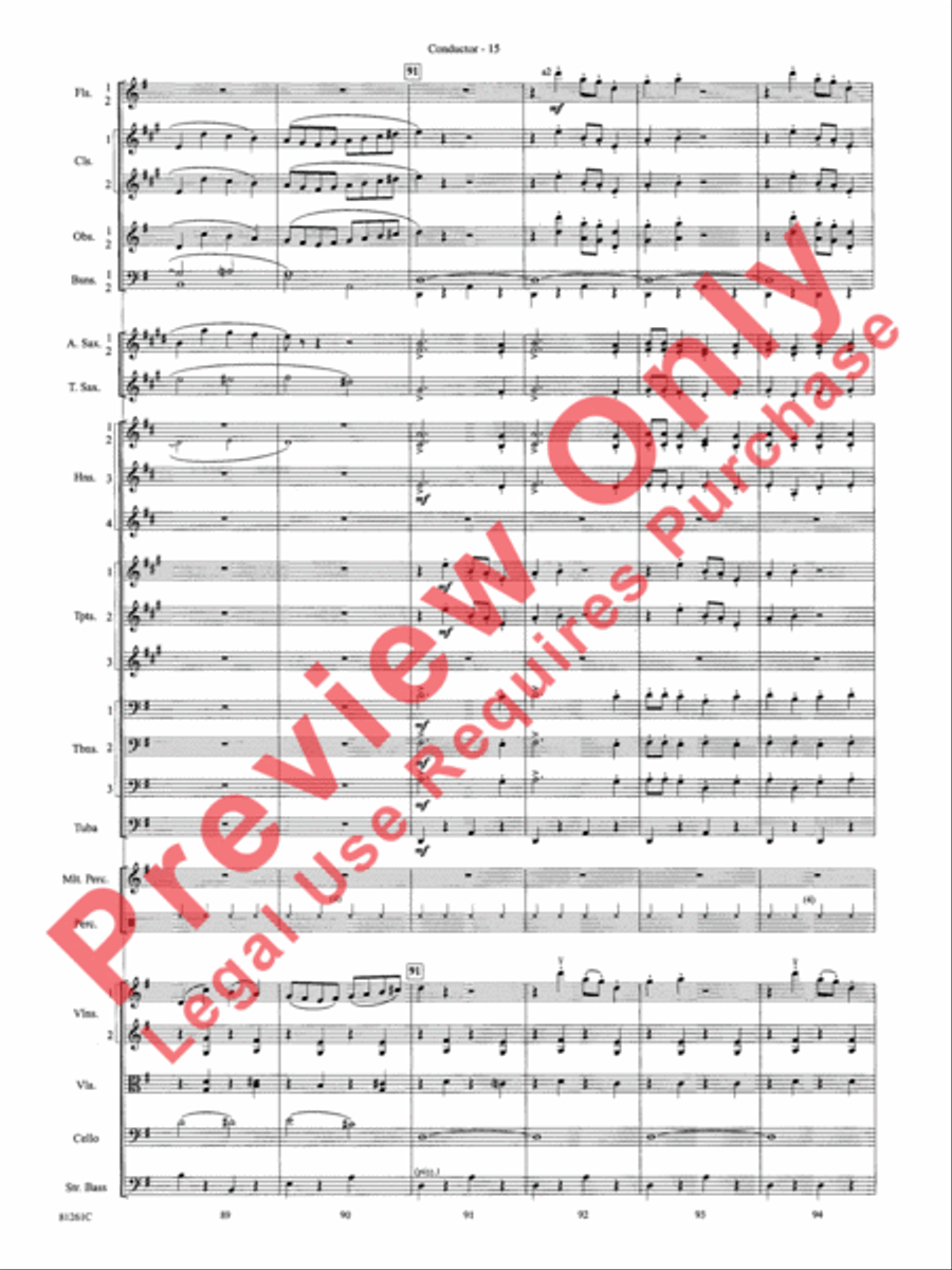 Sleigh Ride Full Orchestra scores gallery preview page 18