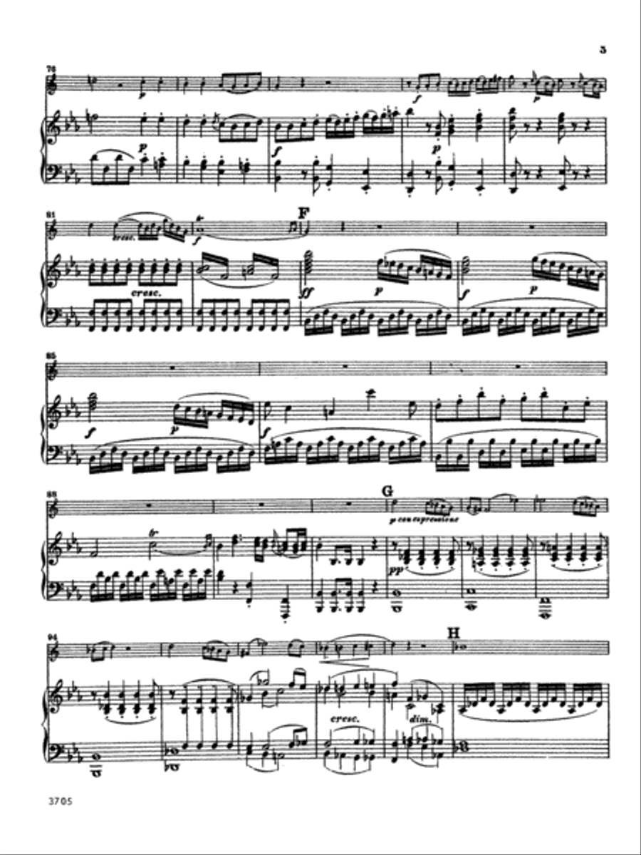 Mozart: Concerto No. 2 in E flat Major, K. 417 Part scores gallery preview page 5