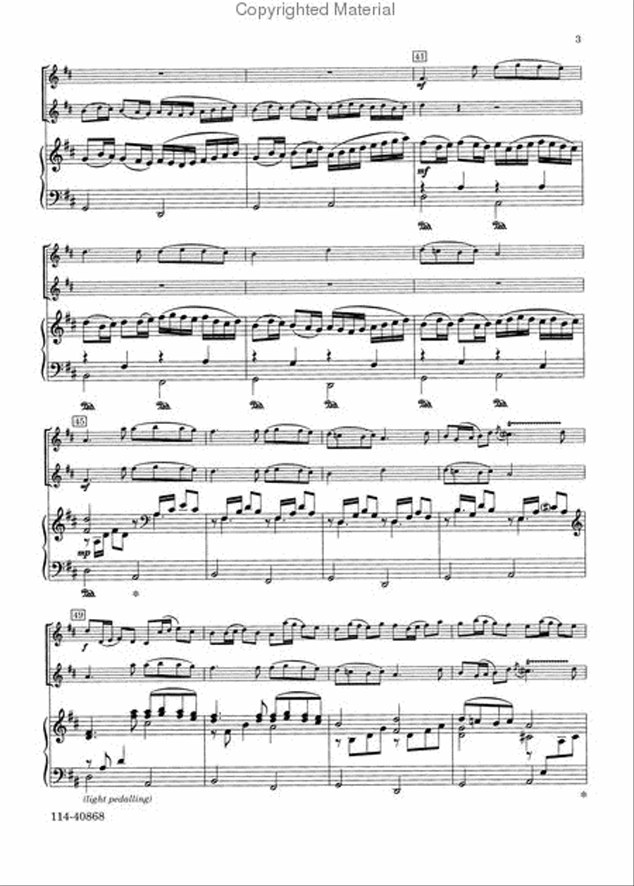 Pachelbel Canon Pachelbel Canon Chamber Music scores gallery preview page 4