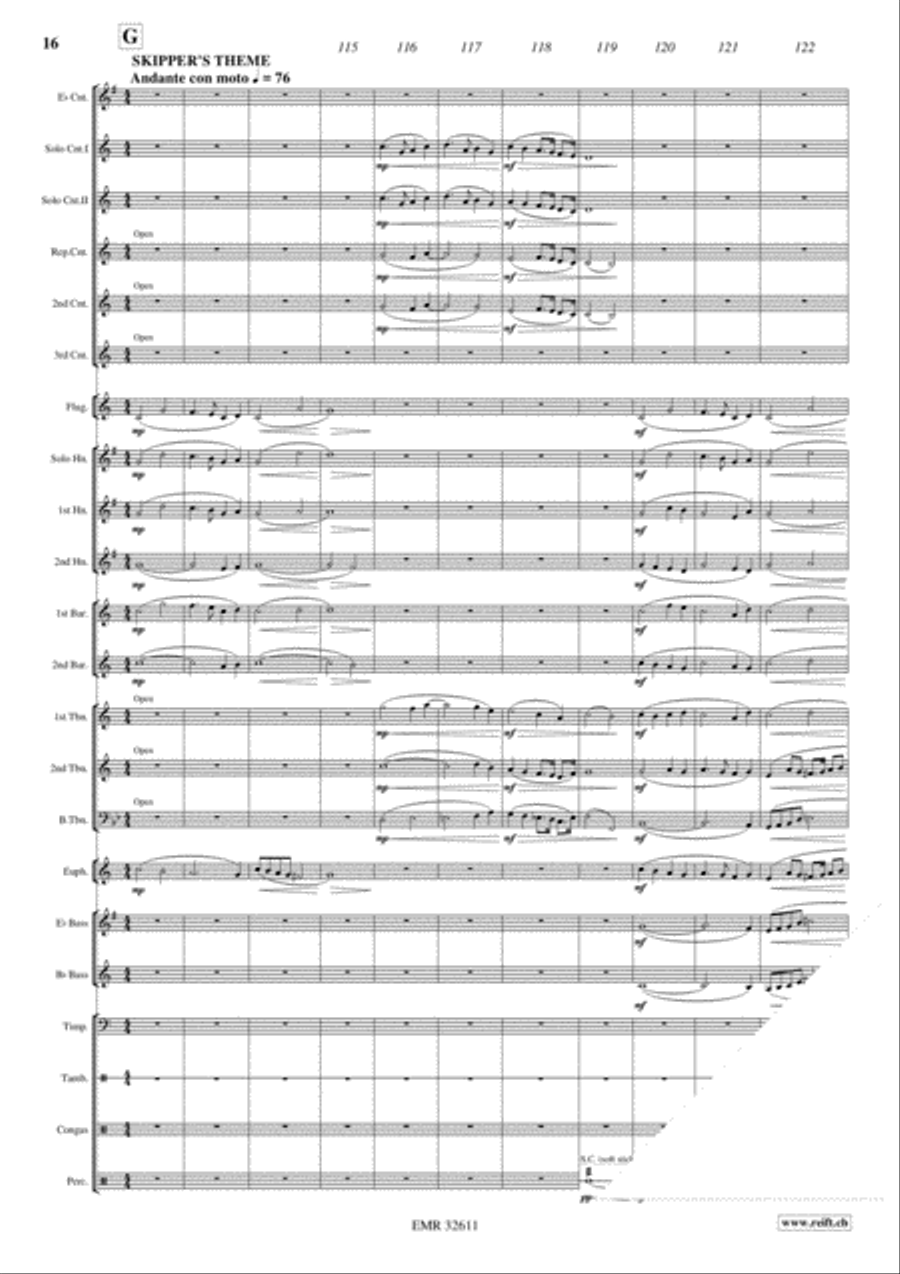 Planes Brass Band scores gallery preview page 7