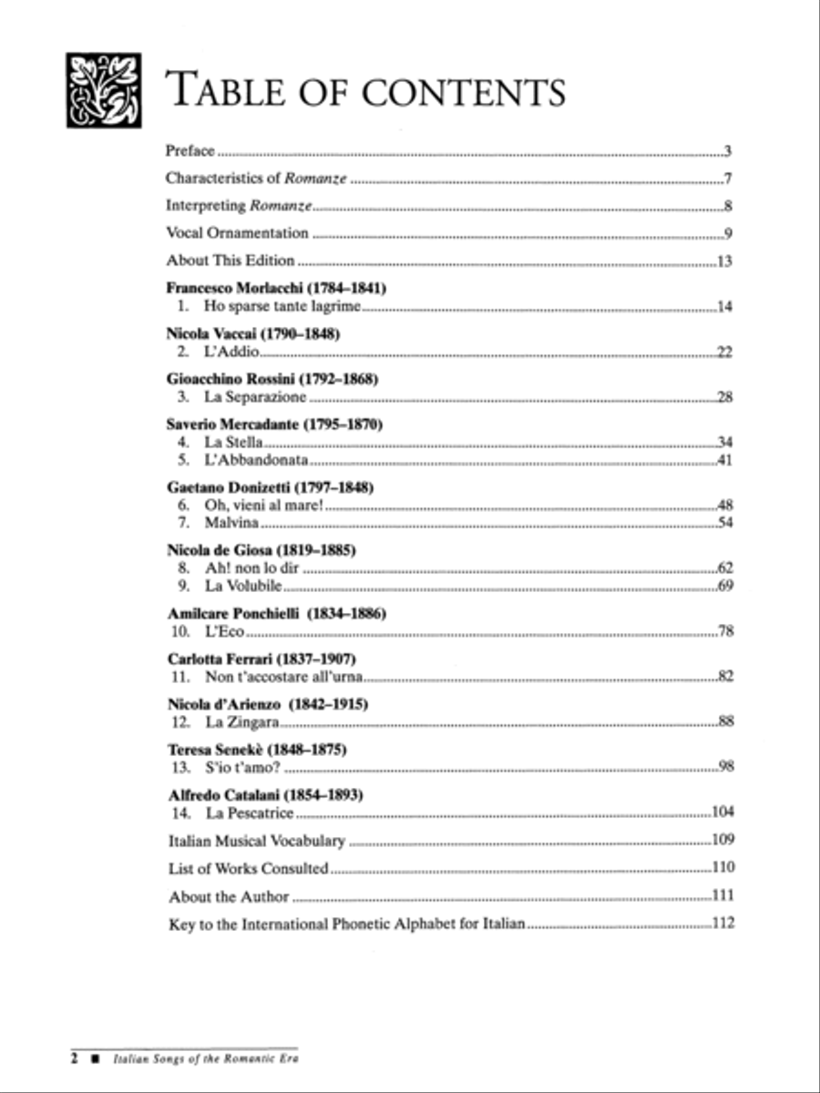 Italian Art Songs Of The Romantic Era - Book And Compact Disc (Medium High) High Voice scores gallery preview page 2