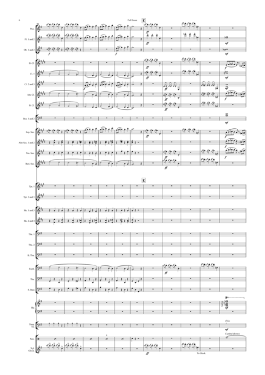 Captain Kangaroo (puffin' Billy) Concert Band scores gallery preview page 6