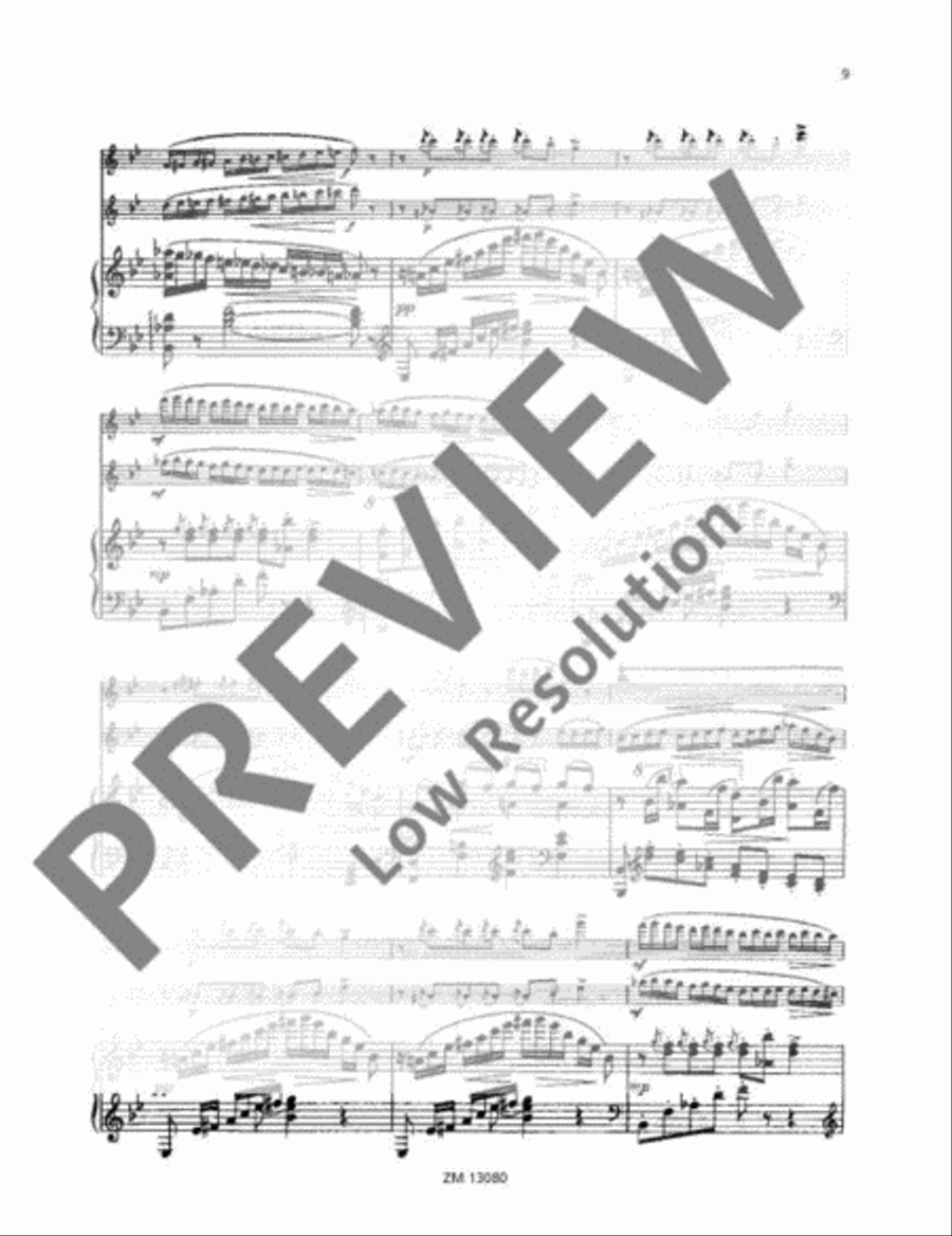 Deux Papillons Flute Duet scores gallery preview page 10