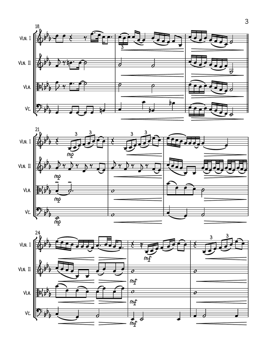 Pov String Quartet scores gallery preview page 3