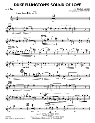 Duke Ellington's Sound of Love - Alto Sax 1