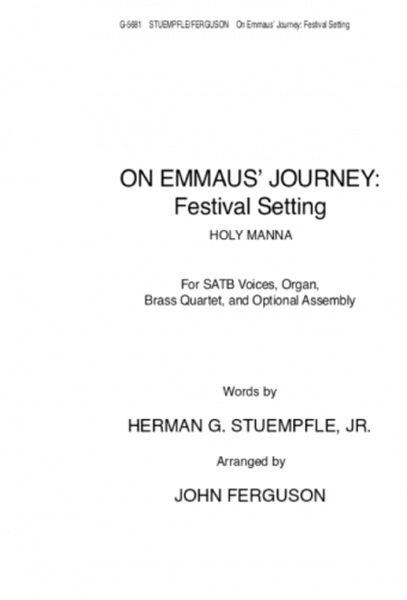 On Emmaus Journey - Festival edition image number null