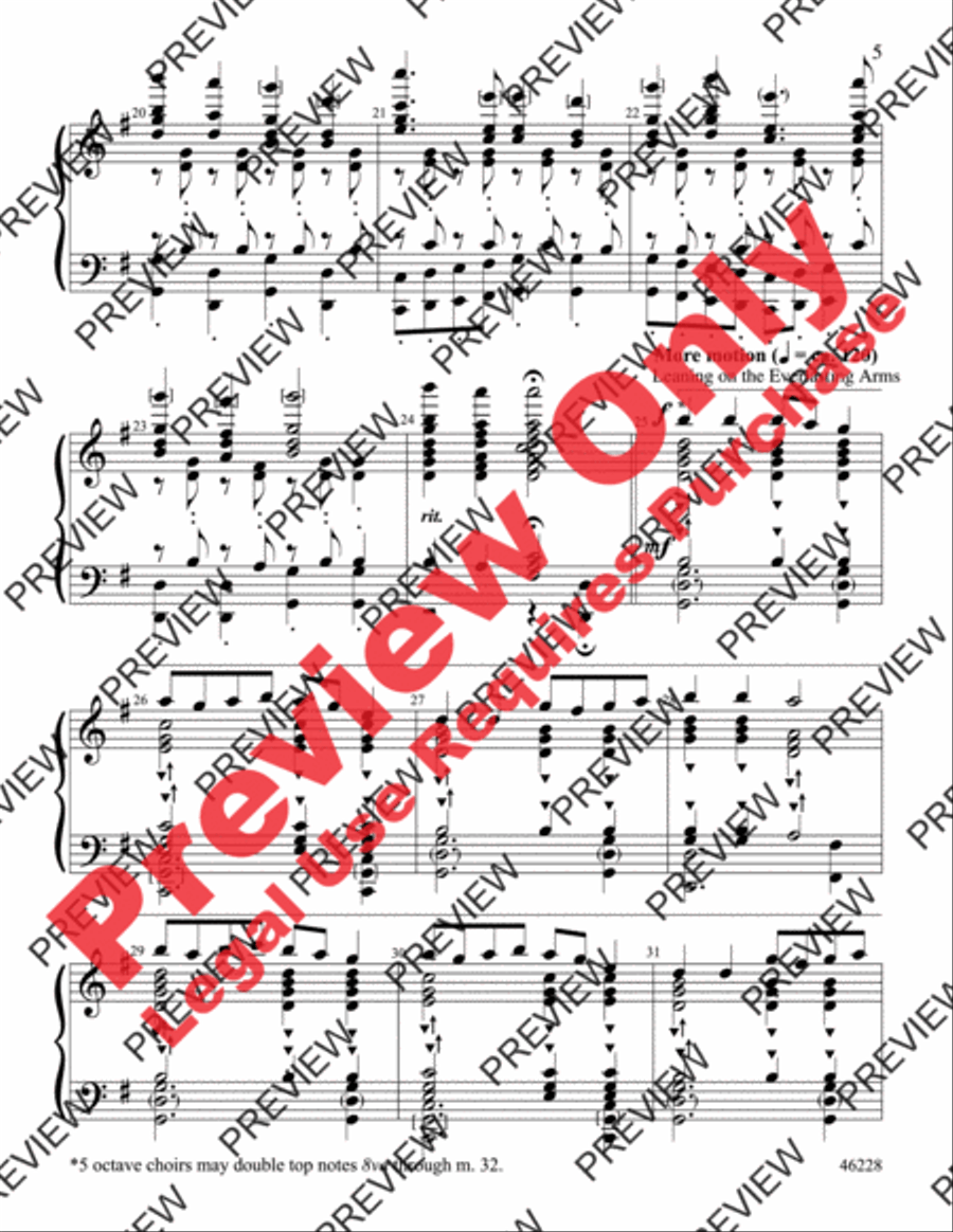 A Gospel Hymn Ring A Gospel Hymn Ring Handbell Choir scores gallery preview page 5