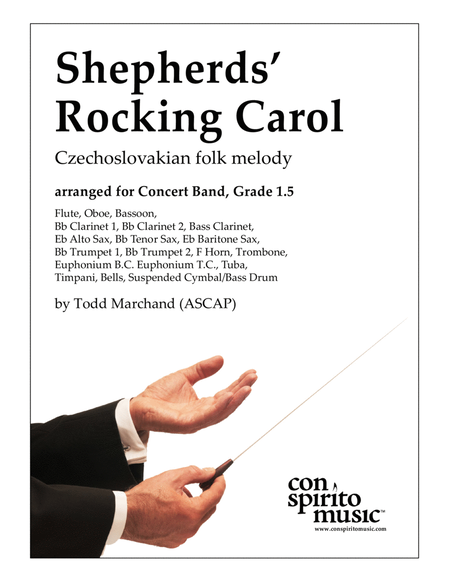 Shepherds' Rocking Carol - concert band image number null