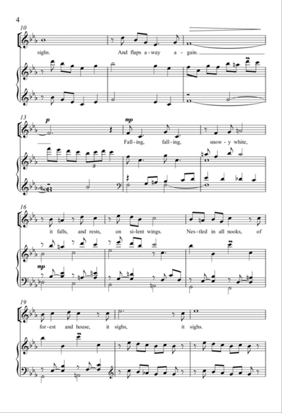 Winter Snow Winter Snow 2-Part scores gallery preview page 3