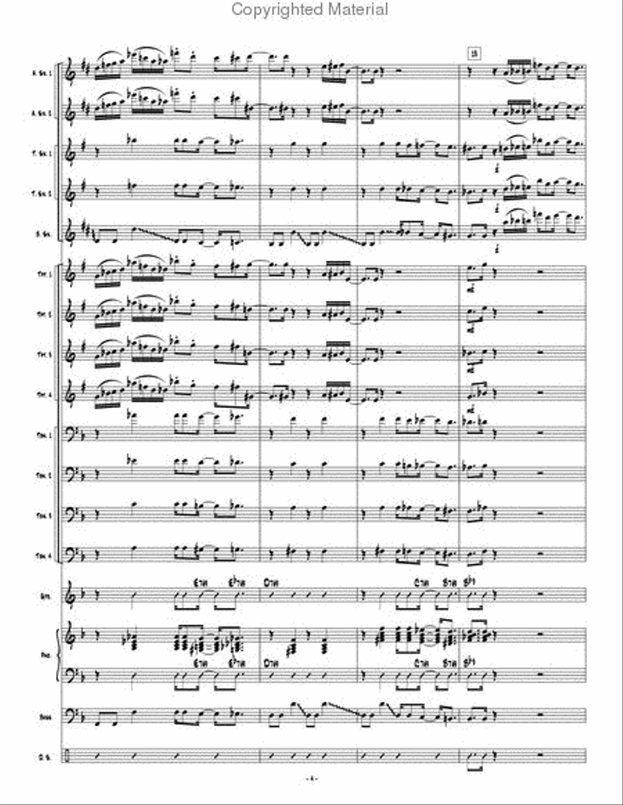 Psychopathic Cyber Freak Jazz Ensemble scores gallery preview page 5