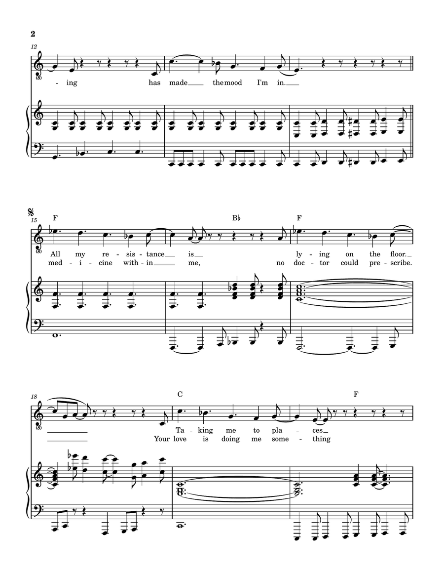 Way Down Way Down Piano, Vocal scores gallery preview page 3