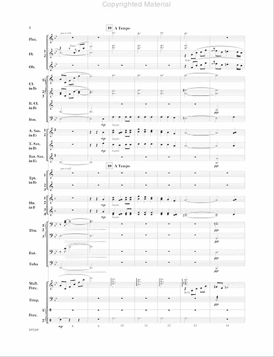 I Wonder As I Wander I Wonder As I Wander Concert Band scores gallery preview page 5