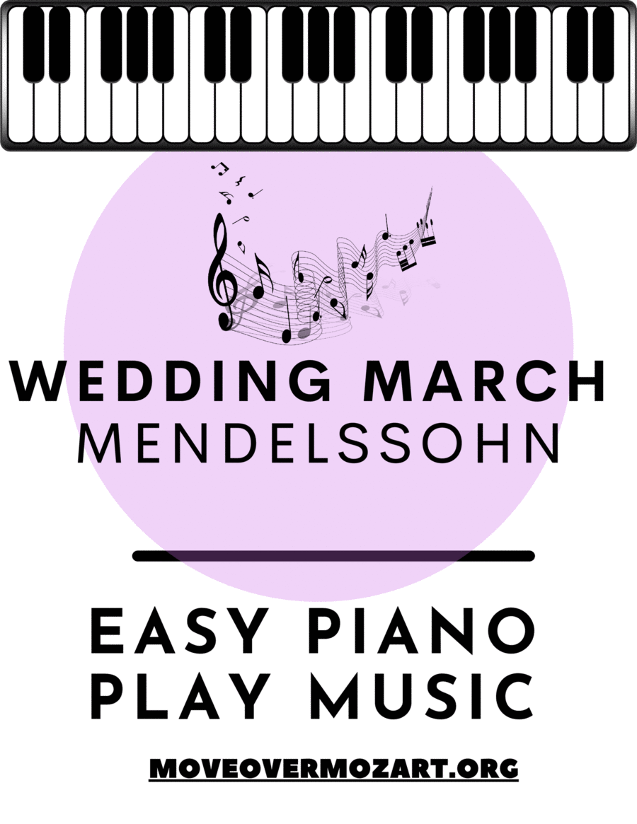 Wedding March Easy Piano Play Piano Method scores gallery preview page 1