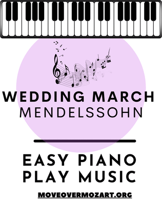 Book cover for Wedding March Easy Piano Play