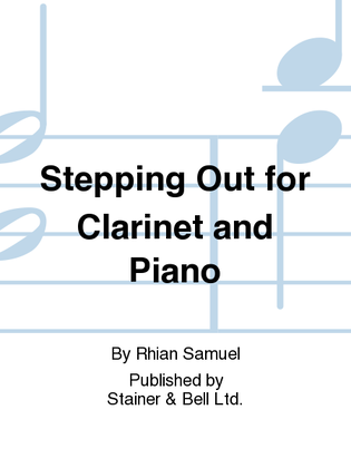 Book cover for Stepping Out for Clarinet and Piano