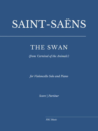 Book cover for The Swan - (from Carnival of the Animals) for Violoncello Solo and Piano as played by Kathryn Stott