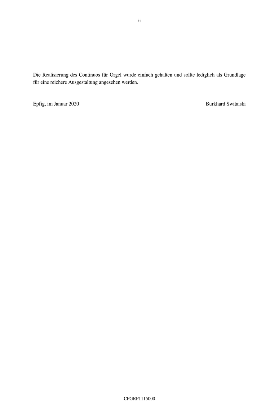 Graupner Christoph Cantata Wenn die Meeresfluthen schlagen GWV 1115/13 Large Ensemble scores gallery preview page 4