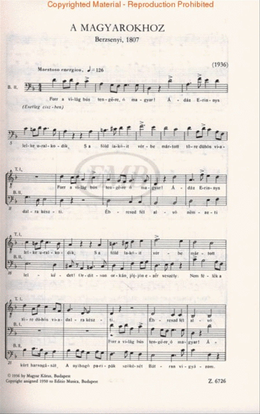Choral Works for Male Voices TTBB scores gallery preview page 2