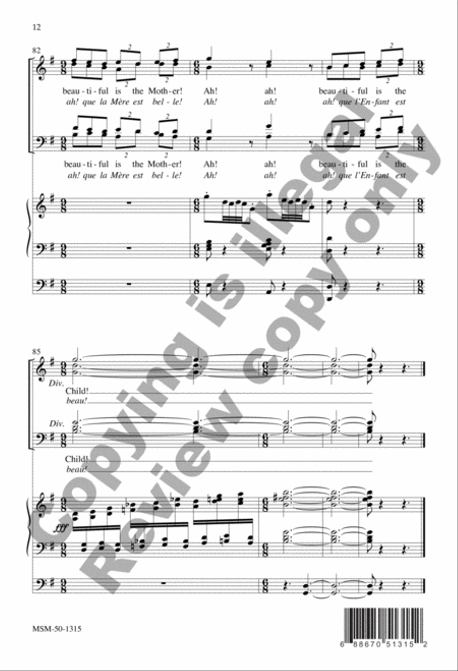 Bring a Torch, Jeanette, Isabella 4-Part scores gallery preview page 12