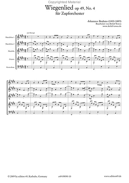 8 Stucke fur Oboe, Violine, Viola, Violoncello und Klavier, op. 14 a