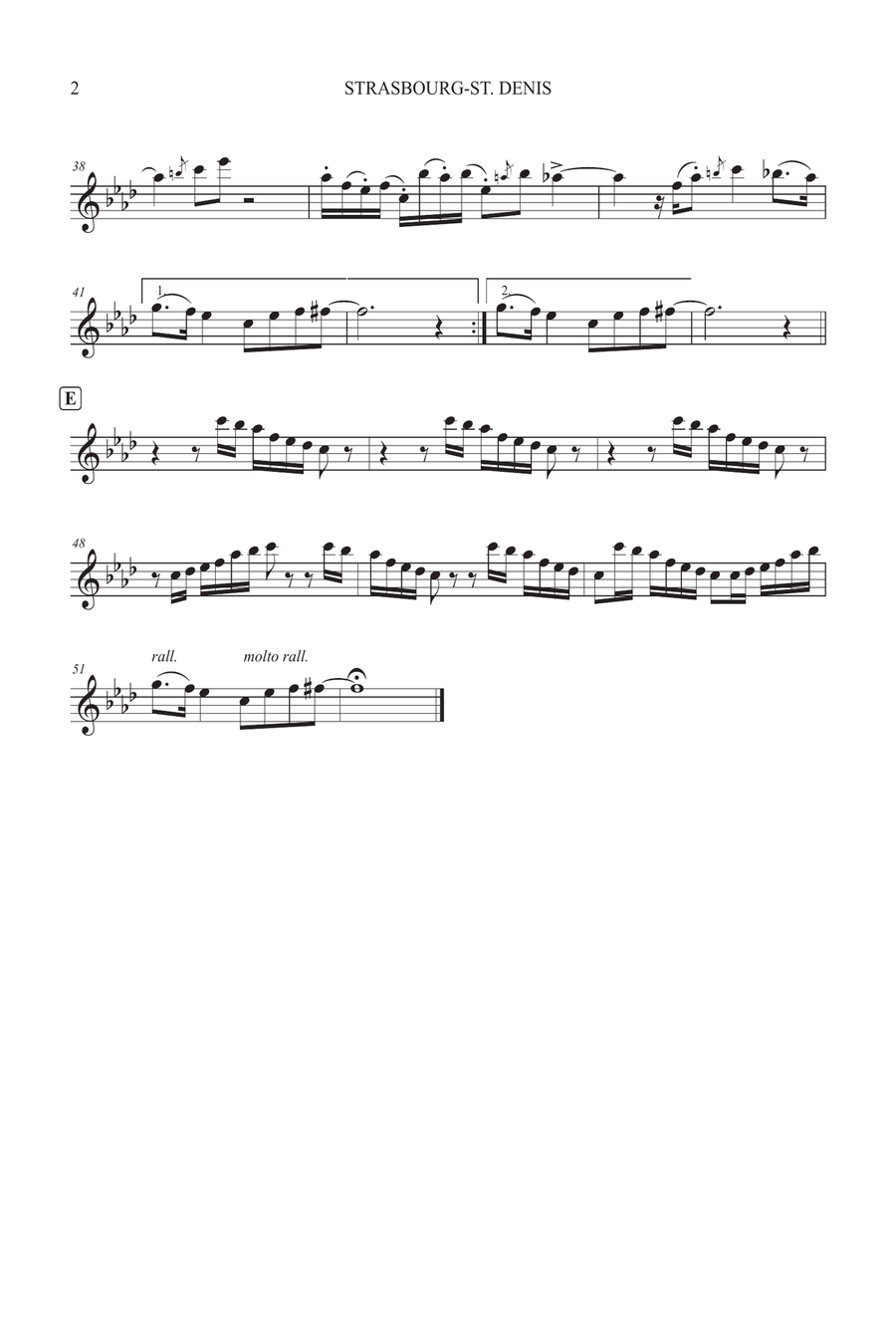Strasbourg / St. Denis Large Ensemble scores gallery preview page 2