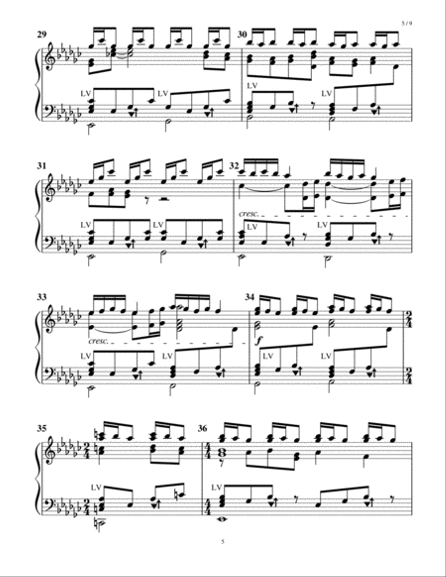 I See You (Theme From Avatar) Handbell Choir scores gallery preview page 5