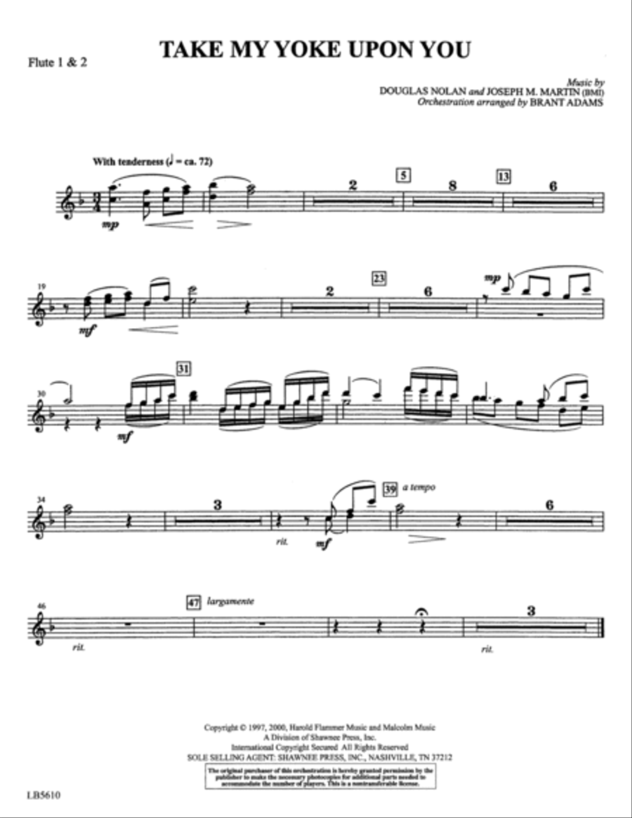 Colors of Grace - Lessons for Lent (New Edition) (Orchestra Accompaniment) - Flute 1 & 2 Choir scores gallery preview page 3