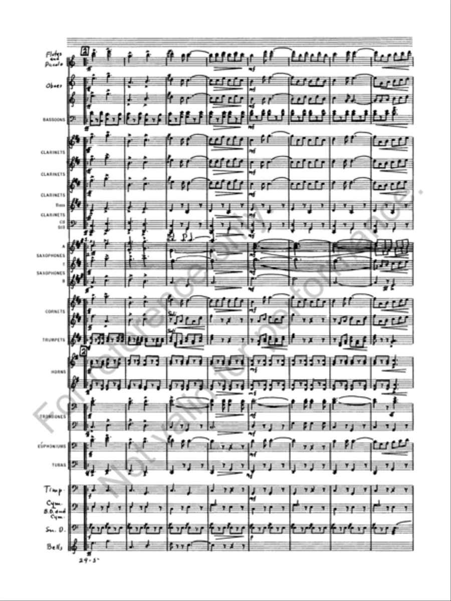Semper Fidelis Concert Band scores gallery preview page 7
