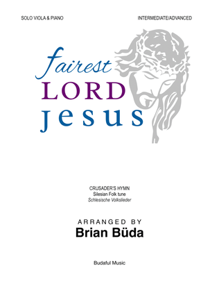 Book cover for Fairest Lord Jesus - Viola solo