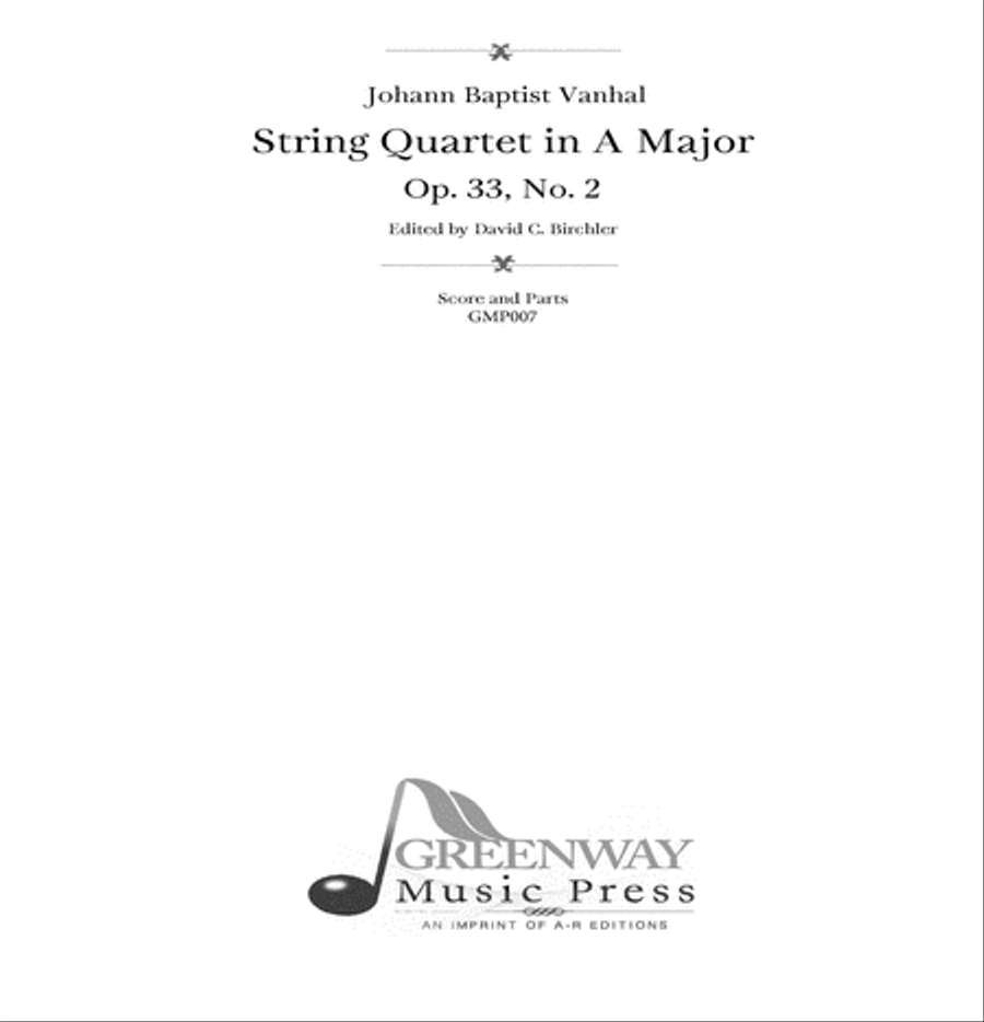 String Quartet in A Major, Op. 33, No. 2 String Quartet scores gallery preview page 2