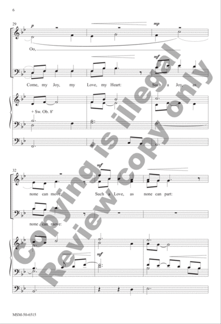 The Call 4-Part scores gallery preview page 6