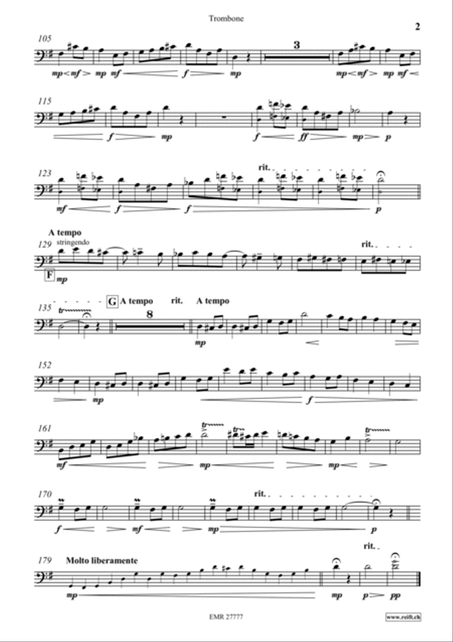 Melodie Trombone scores gallery preview page 3