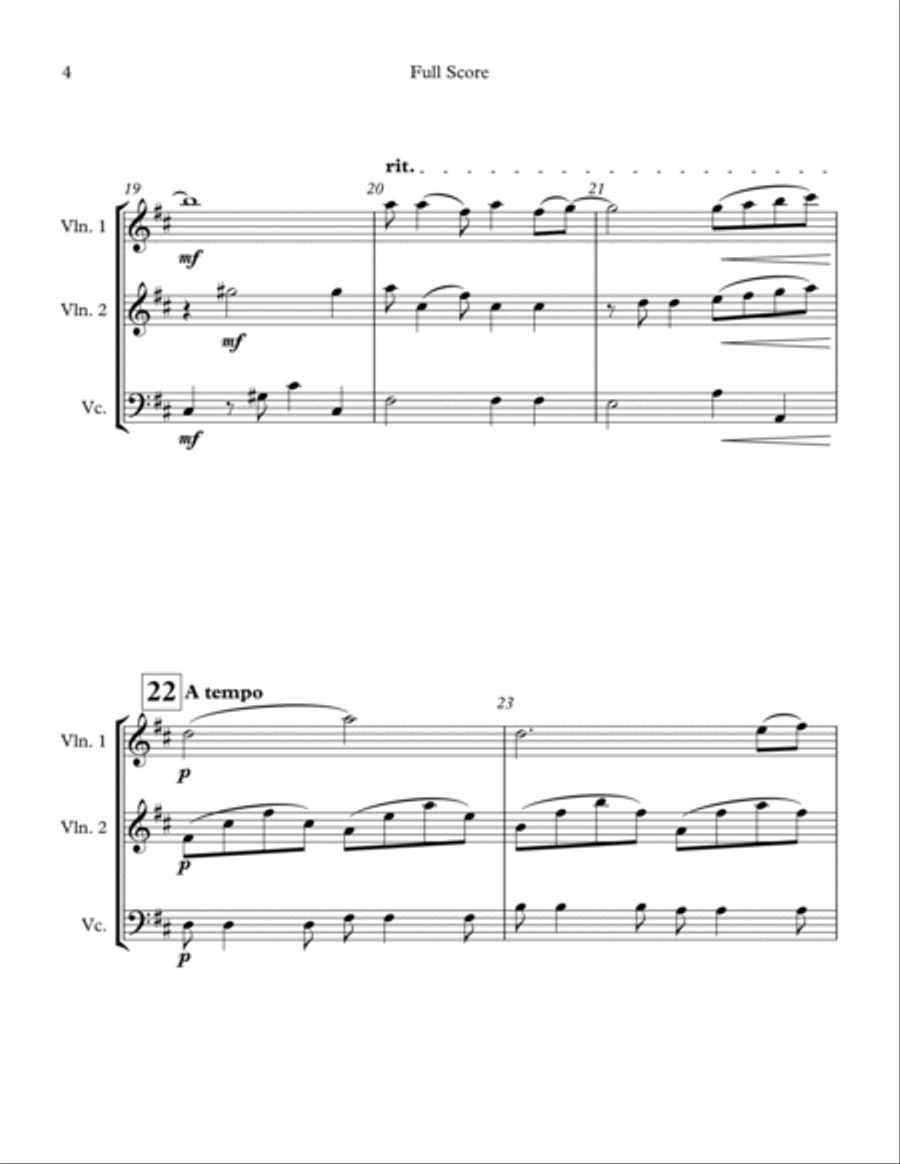 People Will Say We're In Love String Trio scores gallery preview page 4