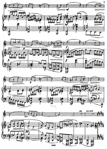 Sergei Prokofiev - 5 Mélodies, Op.35 arrangement for violin and piano