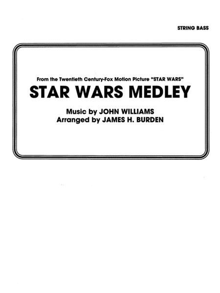 Star Wars Medley: String Bass