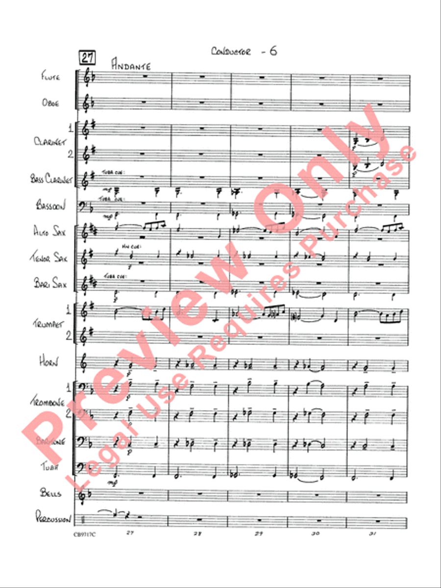 The Empire Strikes Back Medley Concert Band scores gallery preview page 9