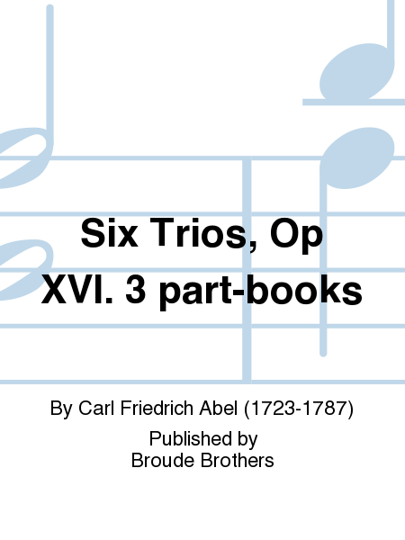 6 Trios, Op 16. PF 180