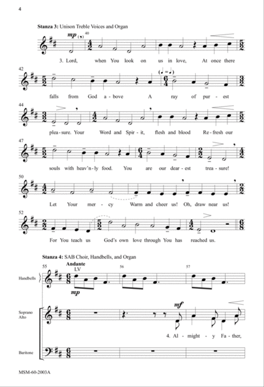 O Morning Star, How Fair and Bright (Downloadable Choral Score)