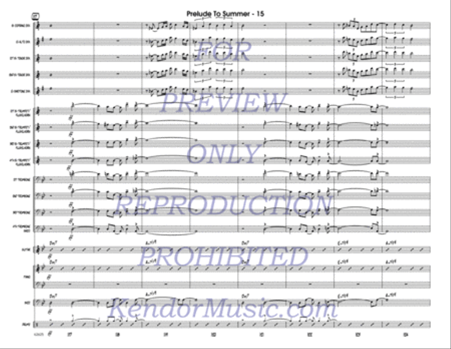 Prelude To Summer Choir scores gallery preview page 16