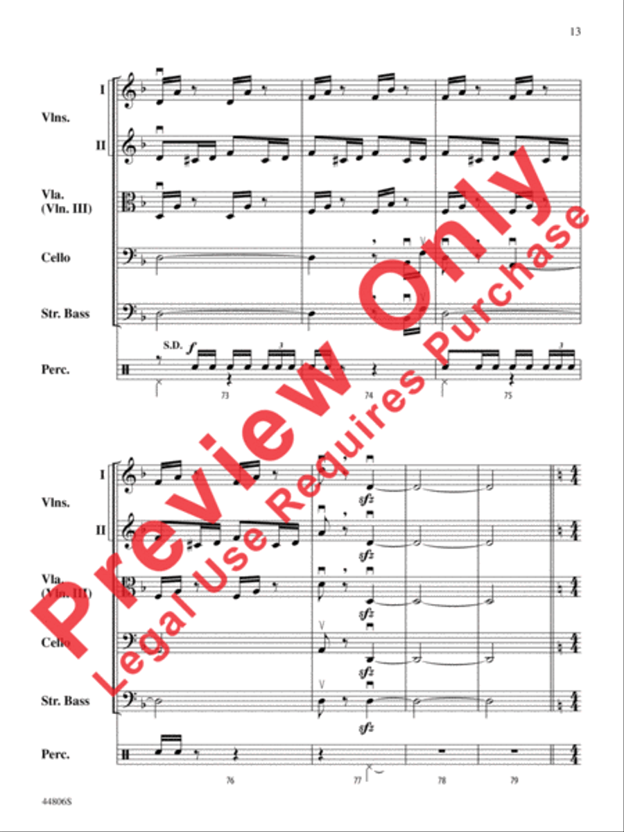 Star Wars Heroes Star Wars Heroes String Orchestra scores gallery preview page 14