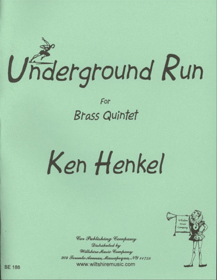 Underground Run Brass Quintet scores gallery preview page 1