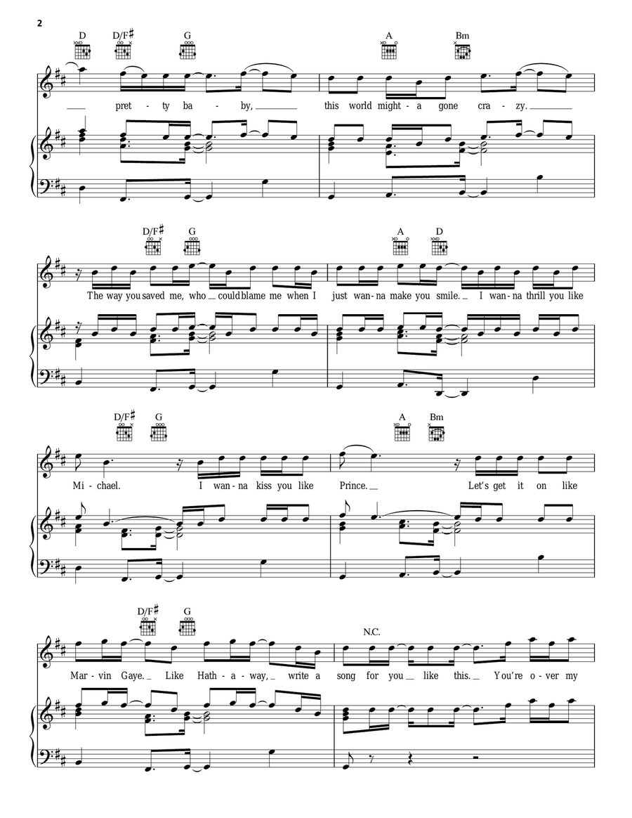 Classic Piano, Vocal, Guitar scores gallery preview page 2