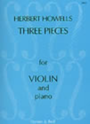 Book cover for Three Pieces for Violin and Piano, Op. 28