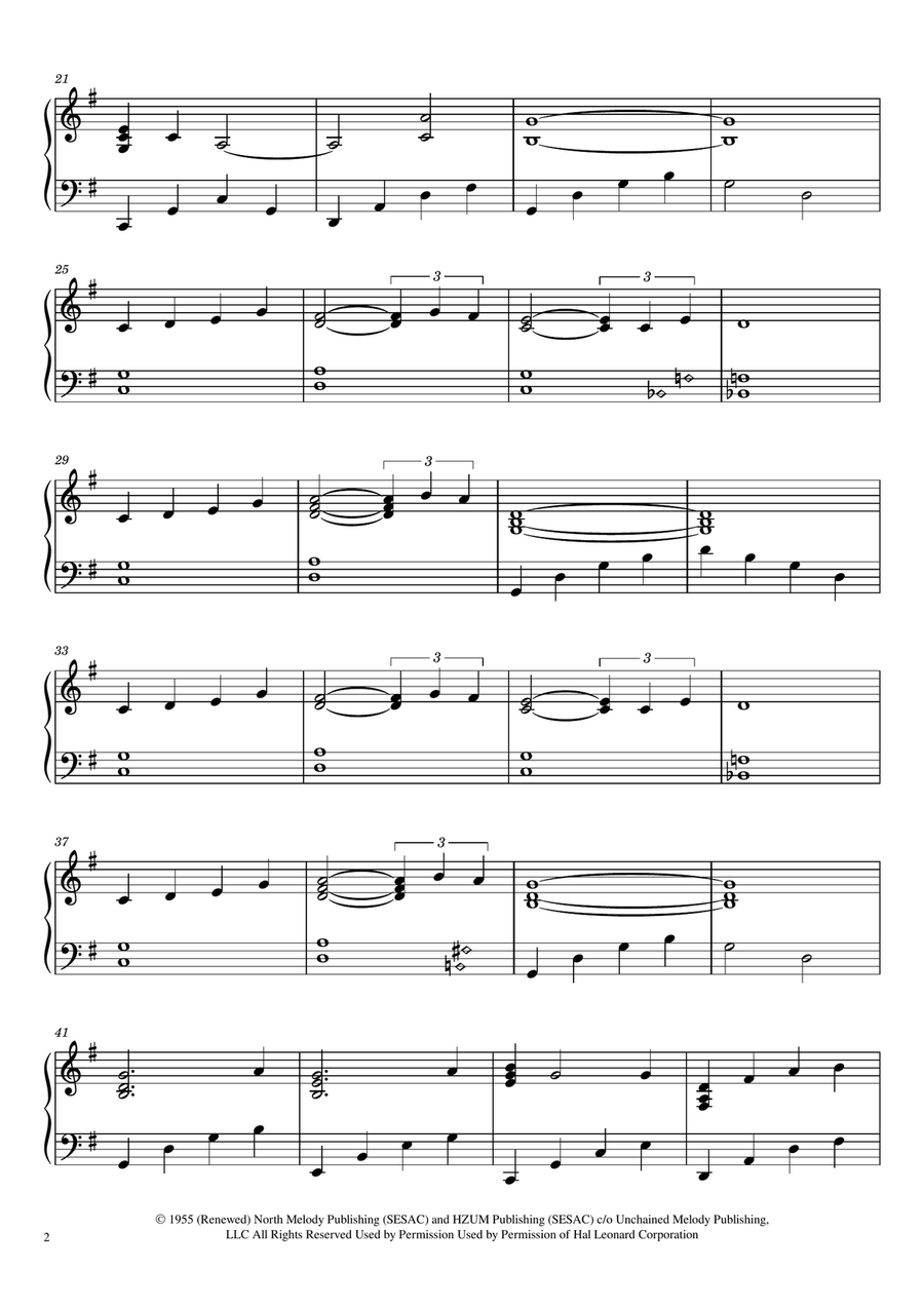 Unchained Melody Unchained Melody Harp scores gallery preview page 2