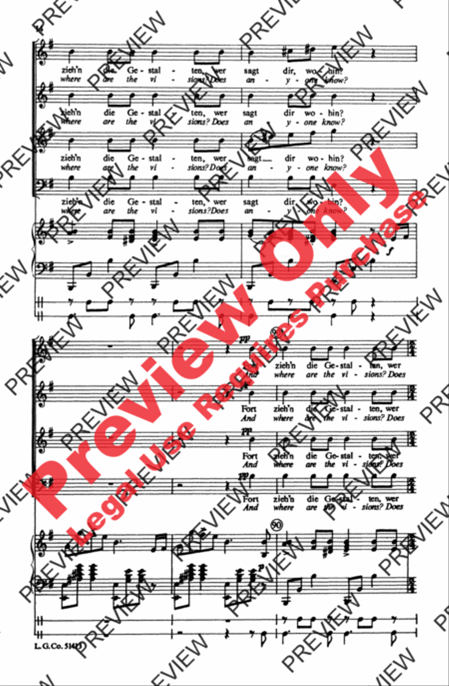 Zigeunerleben Choir scores gallery preview page 14
