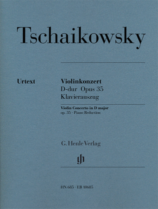 Book cover for Violin Concerto in D Major Op. 35