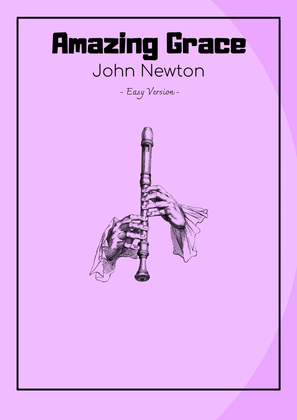 Book cover for Amazing Grace - Easy Version Flute