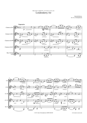 Londonderry Air - Clarinet Quintet - high