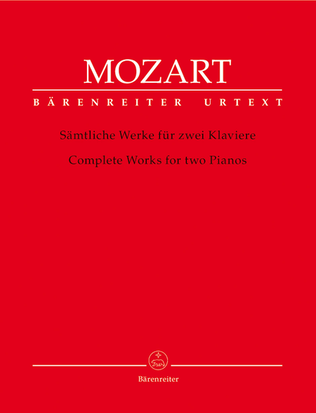 Book cover for Complete Works for Two Pianos
